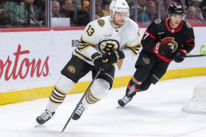 Marchand n ylitöitä Goal Propels Bruins 3-2 Victory yli Senators